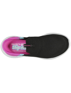 Skechers Kids Slip-Ins: Ultra Flex 3.0 - Fresh Time - Black/Pink